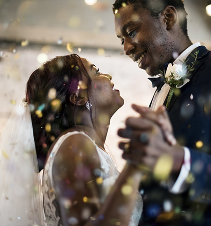 married couple dancing